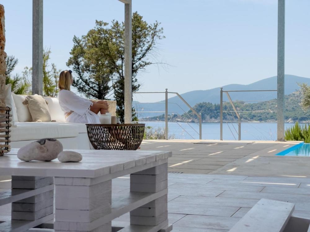 Zidanos Luxurious Sea Front Villa Marandokhórion Exterior foto