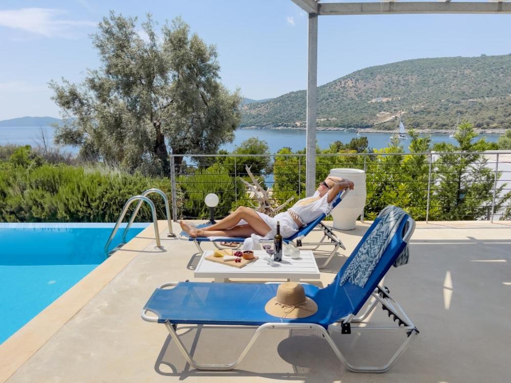 Zidanos Luxurious Sea Front Villa Marandokhórion Exterior foto