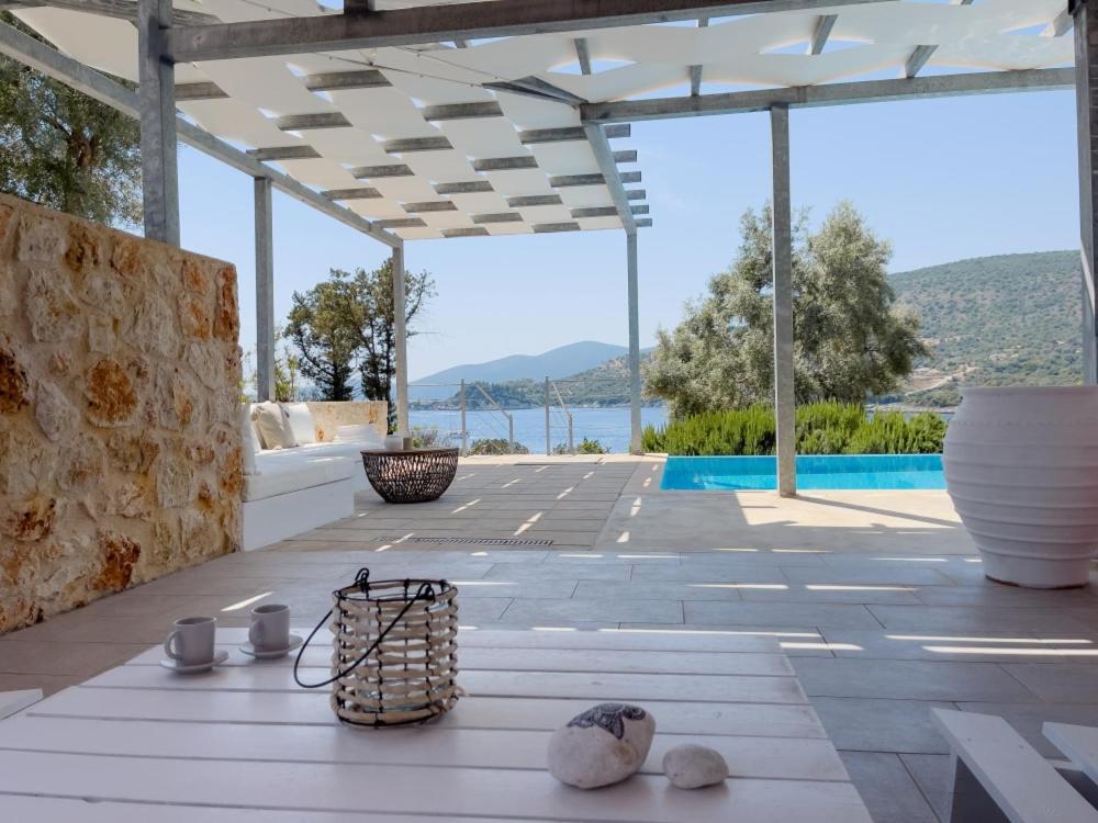 Zidanos Luxurious Sea Front Villa Marandokhórion Exterior foto
