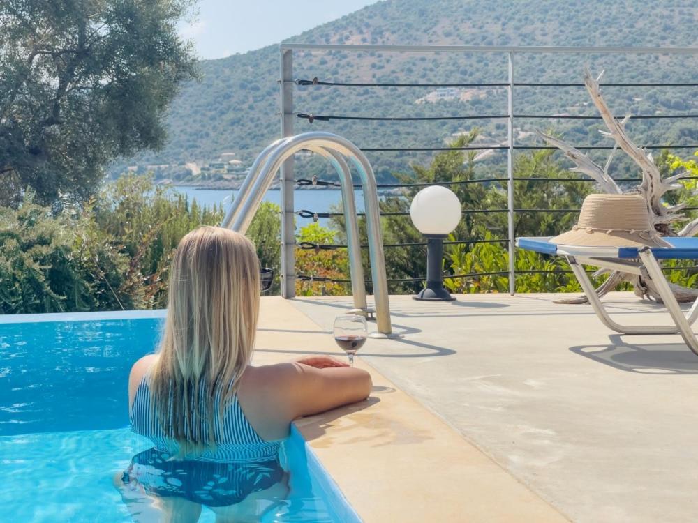 Zidanos Luxurious Sea Front Villa Marandokhórion Exterior foto