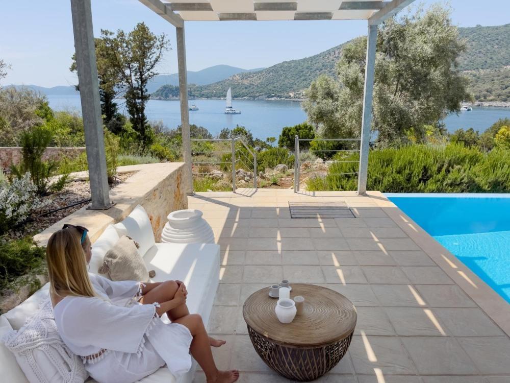 Zidanos Luxurious Sea Front Villa Marandokhórion Exterior foto