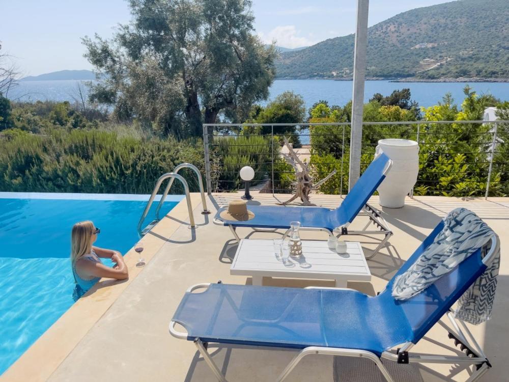 Zidanos Luxurious Sea Front Villa Marandokhórion Exterior foto