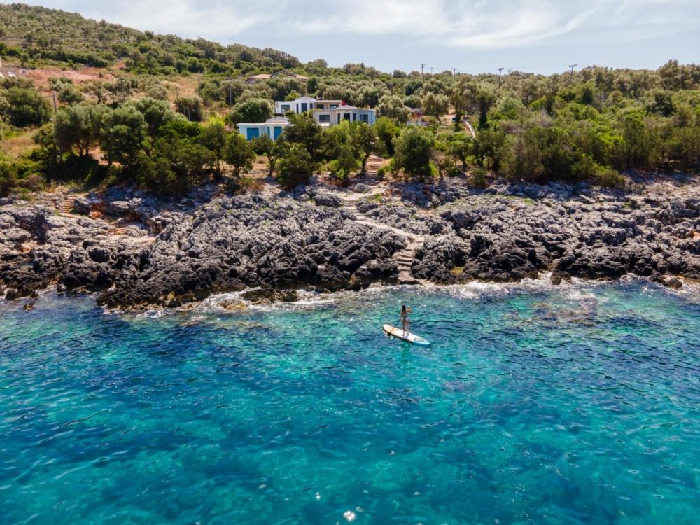 Zidanos Luxurious Sea Front Villa Marandokhórion Exterior foto